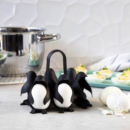 Soporte para cocinar huevos Pingüino