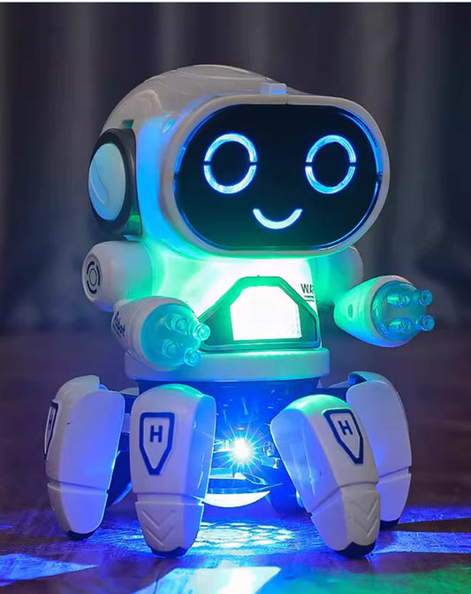 ROBOT INTELIGENTE BAILARÍN Con Luces LED y Música Integrada!